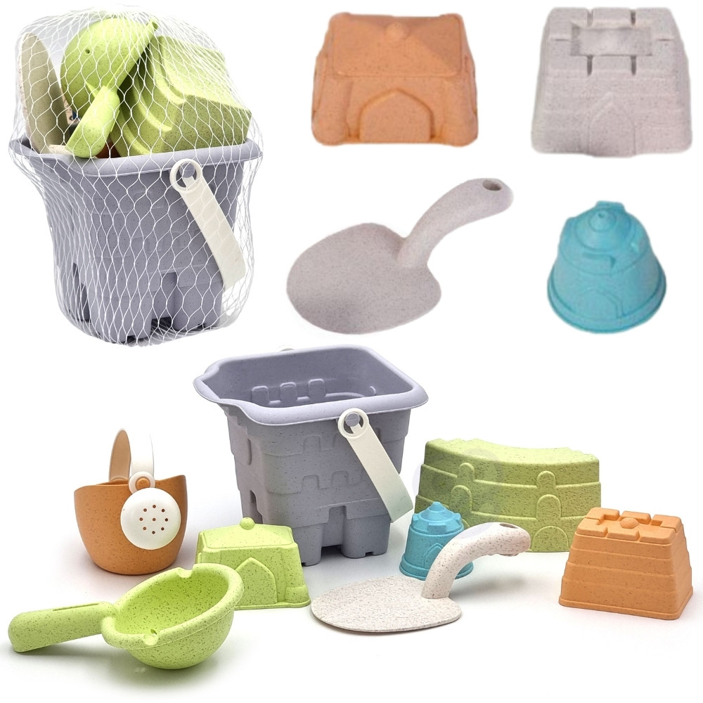 WOOPIE GREEN ekologiškas smėlio rinkinys iš kviečių šiaudų