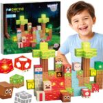 WOOPIE LED magnetiniai kubai su pikselių pasaulio grafika