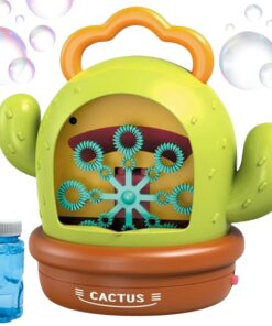 WOOPIE elektrinė muilo burbulų mašina „Kaktusas“ su švieselėmis ir garsais