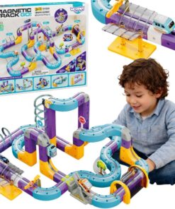 WOOPIE magnetinė 3D traukinio trasa (126 dalys)
