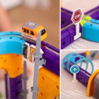 WOOPIE magnetinė 3D traukinio trasa (126 dalys)