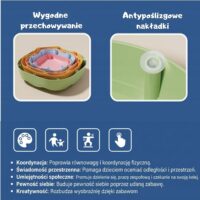 WOOPIE sensoriniai balansavimo akmenys su tekstūromis