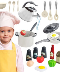 WOOPIE virtuvės indų ir maisto produktų rinkinys vaikams
