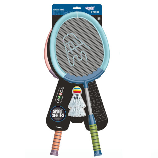 WOOPIE „Badminton Set“ – vaikų badmintonas su 2 raketėmis ir 2 plunksnelėmis