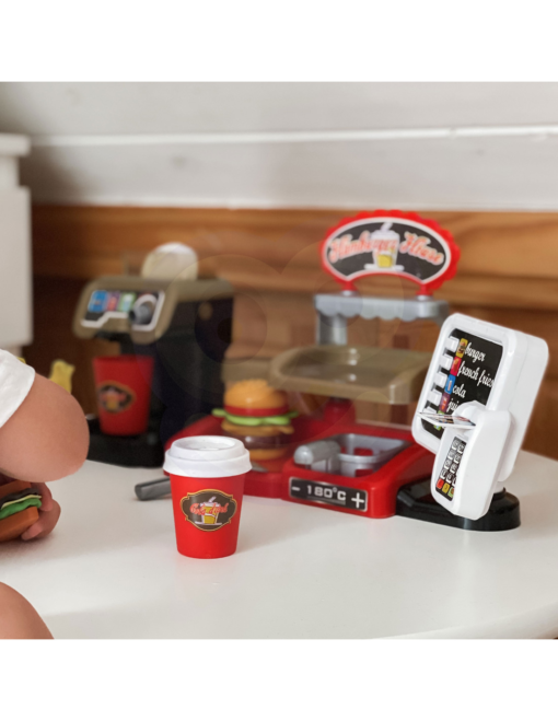 WOOPIE „Fast Food XXL“ parduotuvė–restoranas su kasa ir gėrimų dozatoriumi