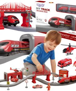 WOOPIE „Pendolino“ elektrinis traukinio rinkinys „Gaisrinė“