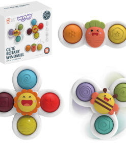WOOPIE „Sensory Spinners“ – 3 suktukų rinkinys su siurbtukais
