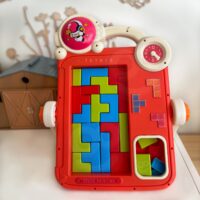 Woopie 2in1 dvipusė piešimo lenta ir Tetris dėlionė