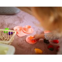 Woopie 2in1 kriauklės ir viryklės rinkiniui su tikru vandens tekėjimu ir pjaustomais produktais