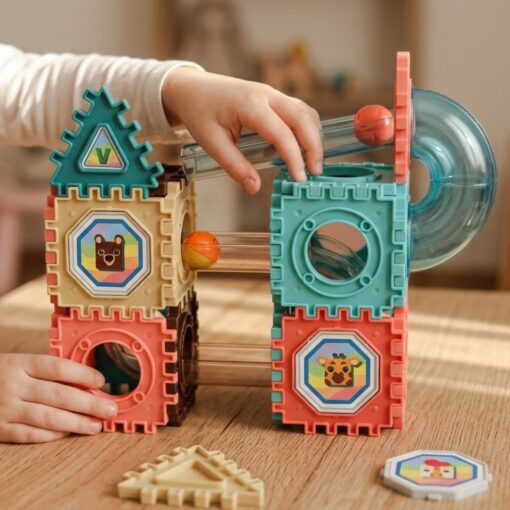 Woopie 3D konstruktorius su kulodromu (68 el.)