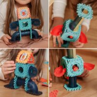 Woopie 3D konstruktorius su kulodromu (68 el.)