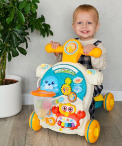 Woopie 4in1 stumdukas–vaikštynė–važiuoklė–edukacinis staliukas „Baby“