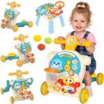 Woopie 4in1 stumdukas–vaikštynė–važiuoklė–edukacinis staliukas „Baby“