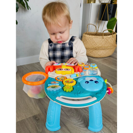 Woopie 4in1 stumdukas–vaikštynė–važiuoklė–edukacinis staliukas „Baby“