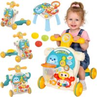 Woopie 4in1 stumdukas–vaikštynė–važiuoklė–edukacinis staliukas „Baby“
