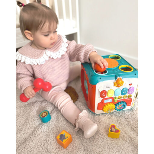 Woopie Baby Montessori aktyvumo kubas 6in1