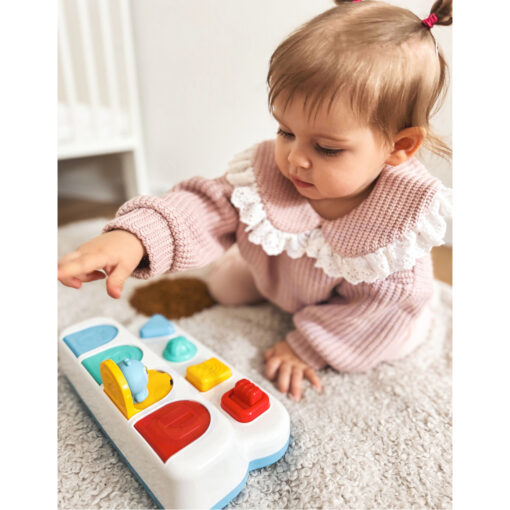 Woopie Baby edukacinė „Pop‑Up“ iššokančių gyvūnėlių dėžutė