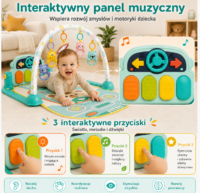 Woopie Baby edukacinis kilimėlis su pianinu
