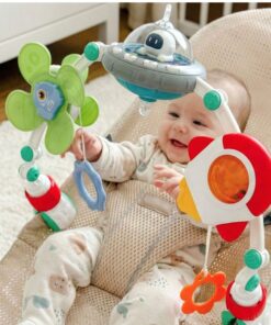 Woopie Baby interaktyvus žaislų lankelis su melodijomis ir švieselėmis