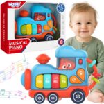 Woopie Baby muzikinė lokomotyvėlė–pianinas