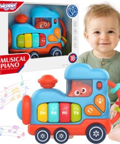 Woopie Baby muzikinė lokomotyvėlė–pianinas