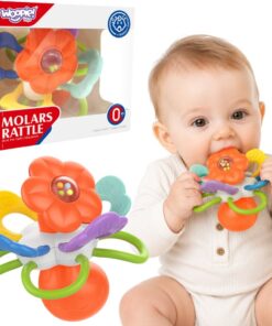 Woopie Baby sensorinė barškutis–kramtukas ‘Gėlė’