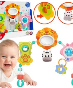 Woopie Baby sensorinė žaislų arka – su veidrodėliu
