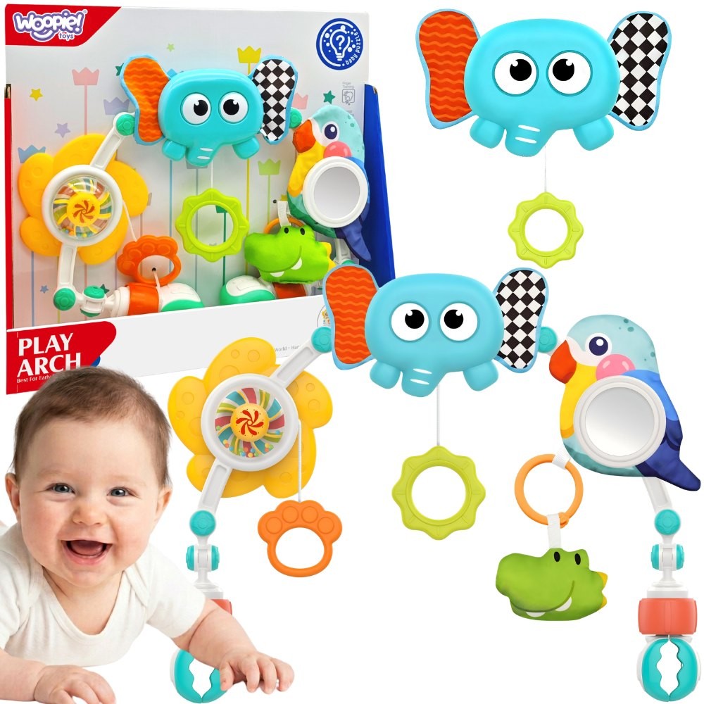 Woopie Baby sensorinė žaislų arka Woopie Baby sensorinė žaislų arka