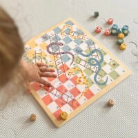 Woopie Green medinis 2‑in‑1 stalo žaidimas: „Činčinas (Ludo)“ + „Išlaisvink gyvūnėlius“