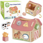 Woopie Green Pastel Farm puidust sorteerimisn&otilde;ud &ndash; 13 tk.