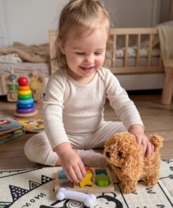 Woopie Mini Plush Pet interaktyvus šuniukas – Pudelis arba Haskis