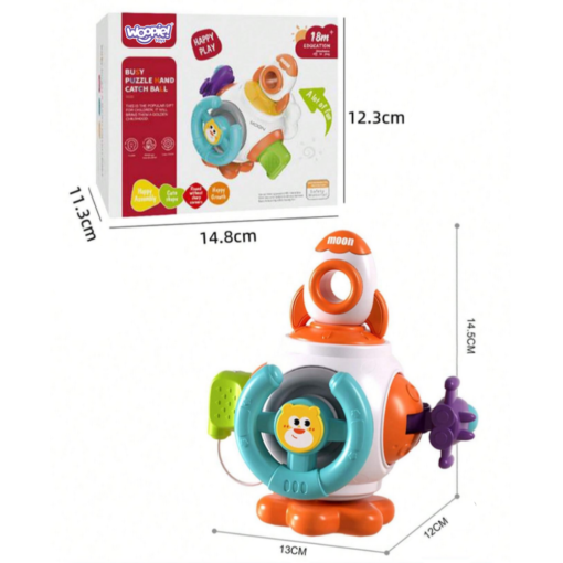 Woopie Montessori sensorinė „Kosminė raketa“
