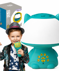 Woopie RGB lemputė–garsiakalbis su mikrofonu „Katinukas“ (turkio