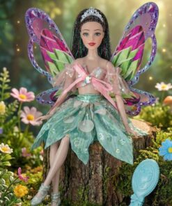 Woopie ROYAL lėlė Emily – 29 cm fėja su spalvingais sparnais