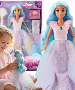 Woopie Royal lėlė „Undinėlė Lili“ – su mėlynais plaukais