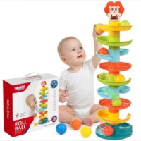 Woopie Spiral Tower – spiralinis kamuoliukų bokštas