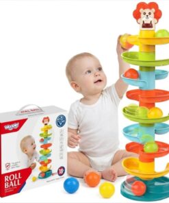 Woopie Spiral Tower – spiralinis kamuoliukų bokštas