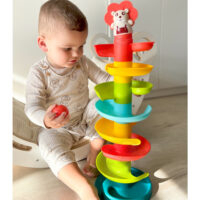 Woopie Spiral Tower – spiralinis kamuoliukų bokštas