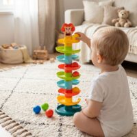 Woopie Spiral Tower – spiralinis kamuoliukų bokštas
