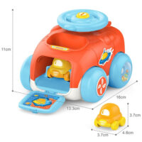 Woopie didelis automobilis su katapulta + 2 mini mašinėlės