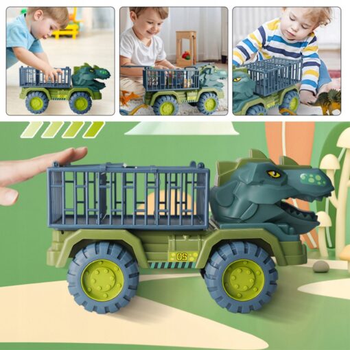 Woopie dinozauras–transporteris su 15 dinozaurų