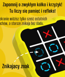 Woopie elektroninis „Kryžiukai–nuliukai“ – su AI režimu ir „Infinite Tic-Tac-Toe“