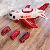 Woopie gaisrinės lėktuvas–transporteris su 3 automobiliais ir LED šviesomis