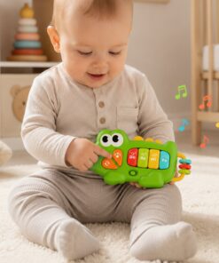 Woopie interaktyvus krokodilo pianinas