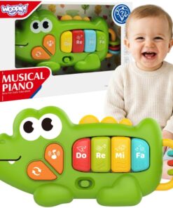 Woopie interaktyvus krokodilo pianinas