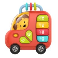 Woopie interaktyvus pianinas–autobusiukas su liūtu