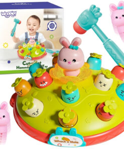 Woopie interaktyvus žaidimas „Užmušk kur išlenda“ su iššokančiu triušiuku