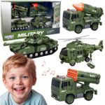 Woopie karinės technikos rinkinys 1:20 – tankas