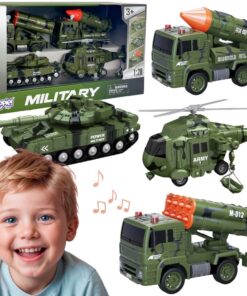 Woopie karinės technikos rinkinys 1:20 – tankas