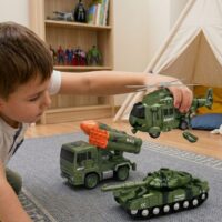 Woopie karinės technikos rinkinys 1:20 – tankas